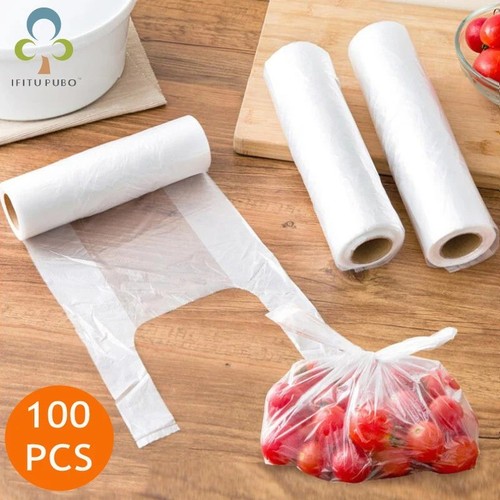 100bags roll clear - roll, plastic