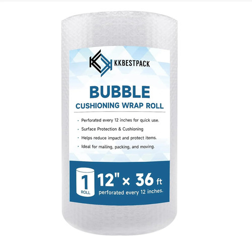 Bubble cushioning wrap inch - cushioning, 12
